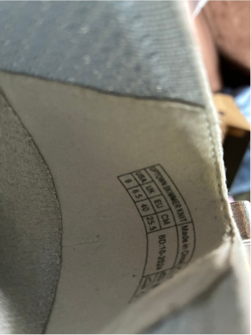 Women's Vionic Uptown Skimmer Knit Flats Size 9 Grey - Picture 6 of 6